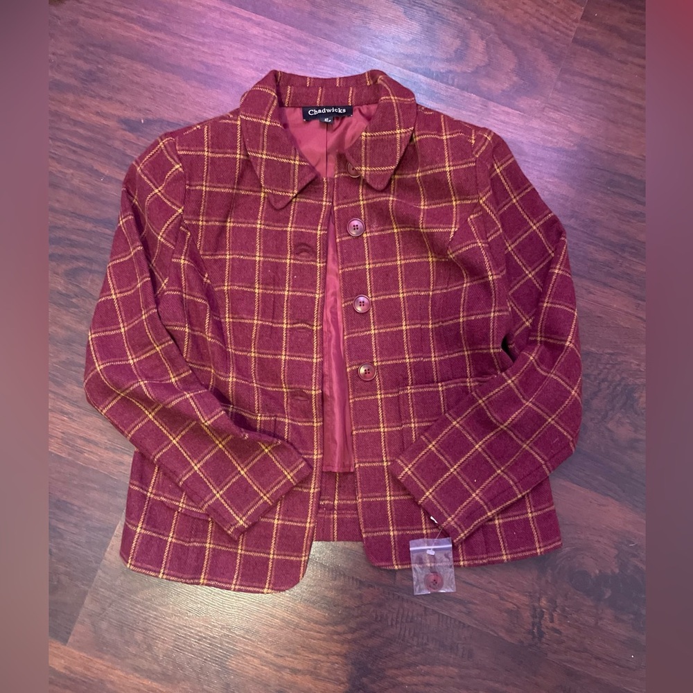 Chadwick’s flannel jacket/blazer